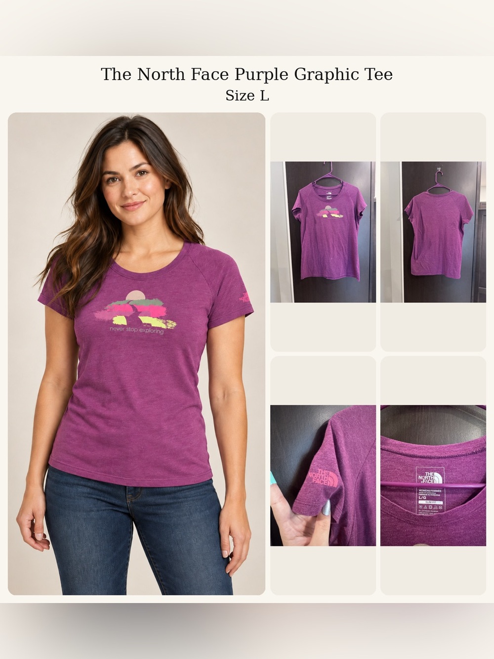The North Face Women's Plum Graphic Short Sleeve Tee